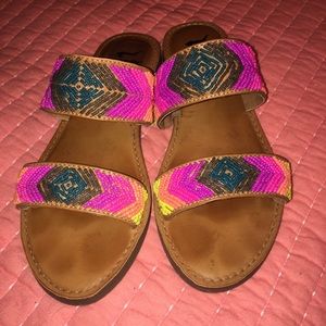 Colorful sandals